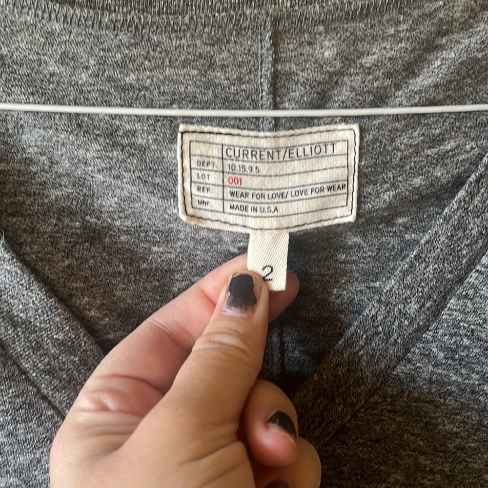Current Elliot grey swing dress size 2 XS - Picture 2 of 7